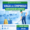 Auxiliar de Limpeza  (Prefeitura Municipal)